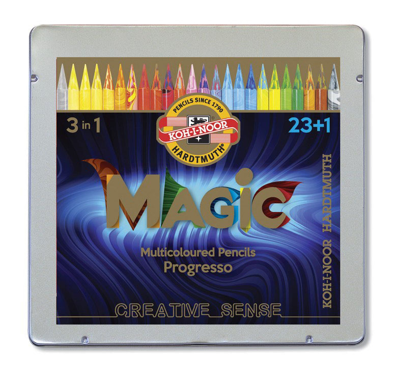 

Набор цветных карандашей KOH-I-NOOR Magic 3404, круглые, 24 шт., заточенные (8774024004PL), Magic 3404