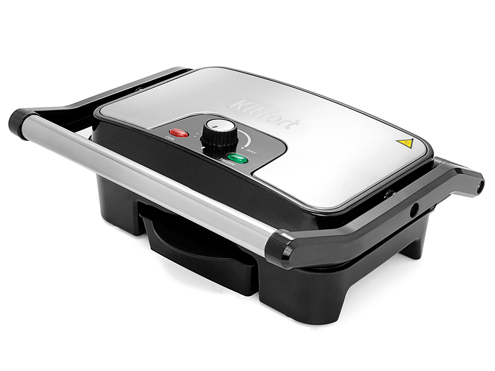 

Гриль Kitfort KT-1628 1500Вт, серебристый/черный, KT-1628