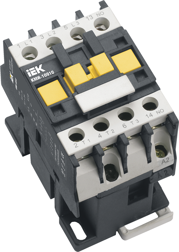 

Контактор 12А 400 В, AC, 1НО, IEK КМИ-11210 (KKM11-012-400-10), КМИ-11210
