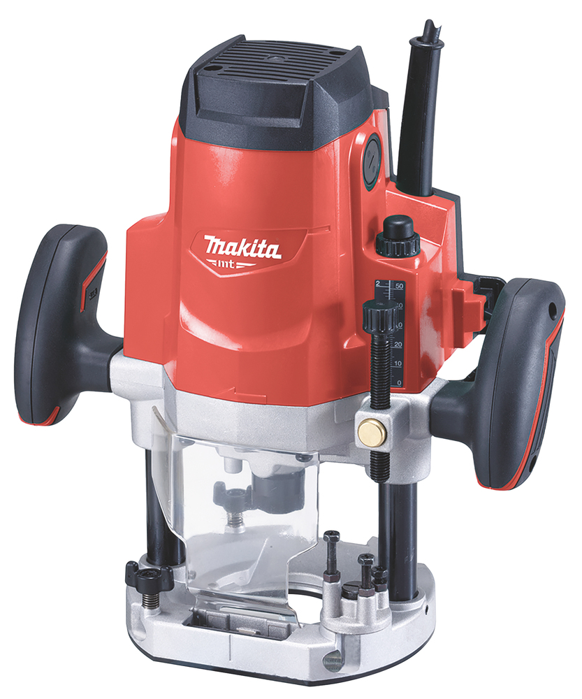 

Фрезер вертикальный Makita M3600, сетевой, 1650Вт, скорость вращения - 22000 об/мин, глубина фрезерования 60мм, размер цанги 12мм, 5.5кг, M3600