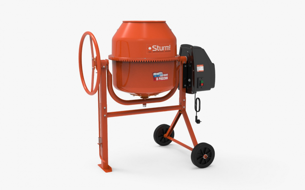 Бетоносмеситель Sturm! CM20160RF, 850 Вт, объем 160 л