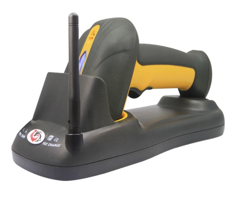 

Сканер штрих-кода SUNLUX XL-9529, ручной, CMOS, USB, беспроводной, 1D/2D, подставка, черный/желтый, IP54, 2м, XL-9529