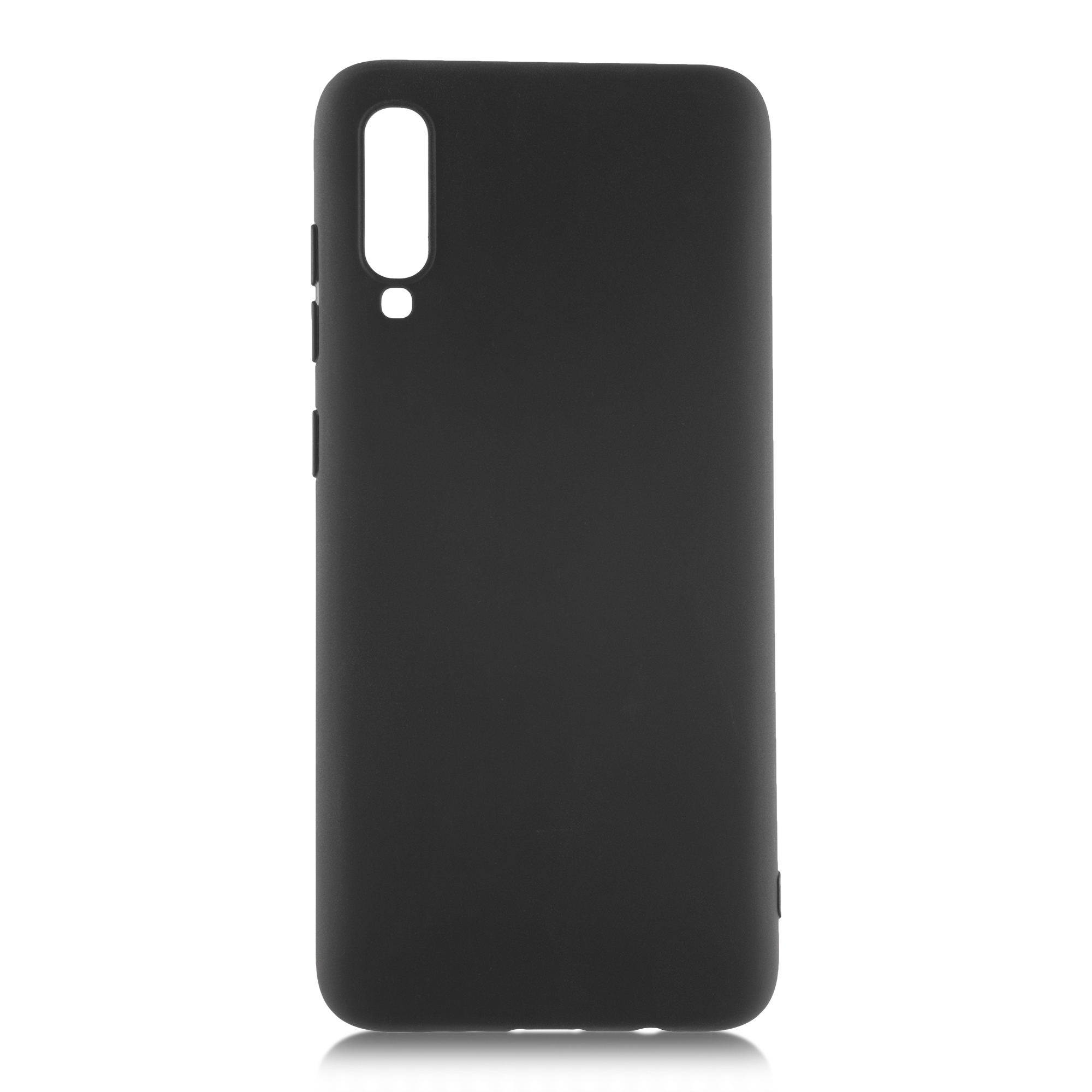 Чехол-накладка BROSCO Colourful для смартфона Samsung Galaxy A70S, силикон, черный (SS-A70S-COLOURFUL-BLACK)