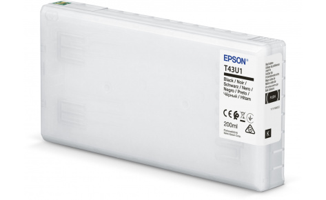 

Картридж струйный Epson T43U ( C13T43U140), черный, оригинальный, объем 200мл для SureLab SL-D800, T43U