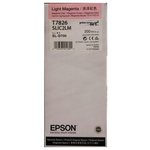 

Картридж струйный Epson T7826 ( C13T782600), светло-пурпурный, оригинальный, объем 200мл для SureLab SL-D700, T7826