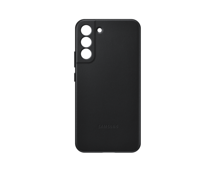 

Чехол-накладка Samsung Leather Cover для смартфона Samsung Galaxy S22+, кожа, черный (EF-VS906LBEGRU)