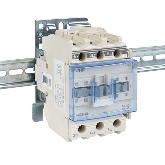 

Контактор 40А 220 В, AC, 1НО + 1НЗ, EKF PROxima (ctr-s-40-220)