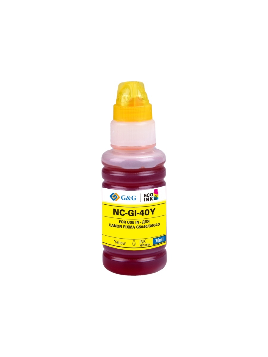 Чернила g540. Gi-40. Картридж g&g NC-gi-490bk. Чернила g&g gg-t6735lc