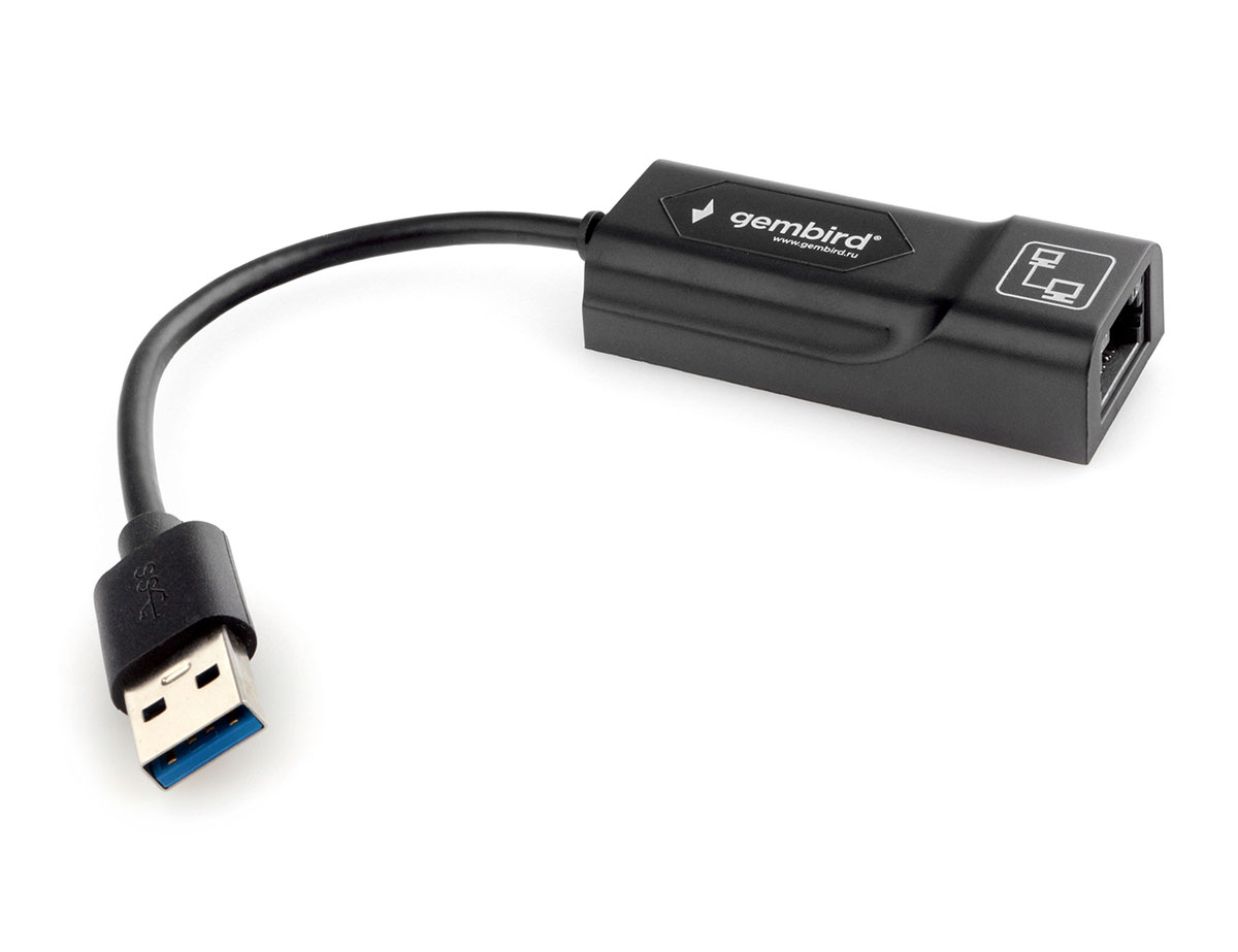 Сетевая карта Gembird NIC-U5, 1 Гбит/с, USB 3.0