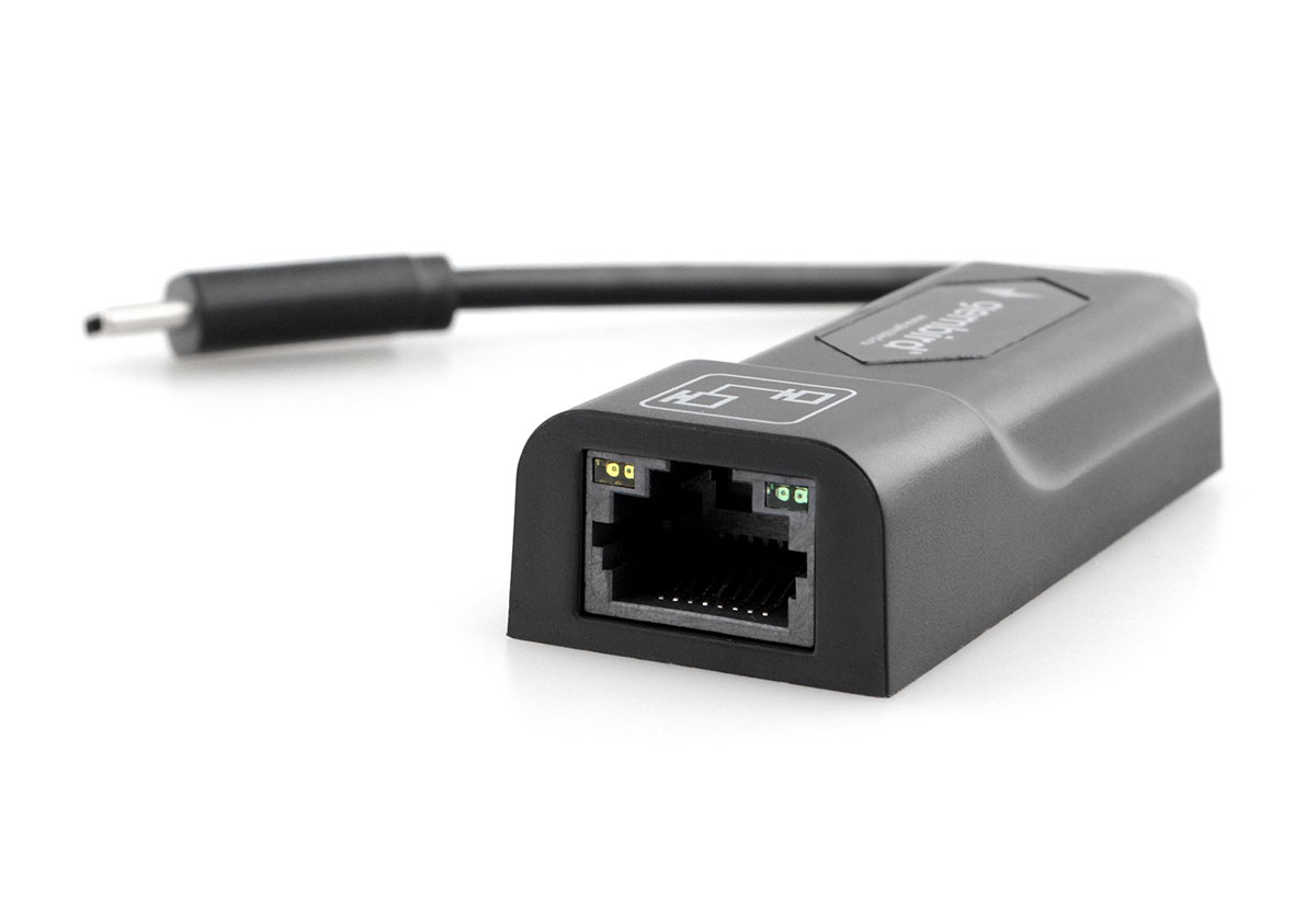 Сетевая карта Gembird NIC-U6, 1 Гбит/с, USB 3.0 Type‑C