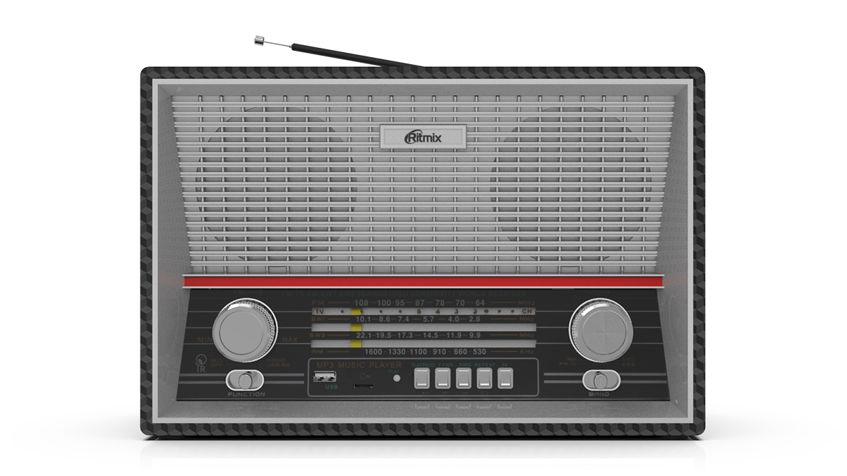 Радиоприемник Ritmix RPR-102, черный