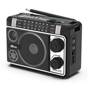 Радиоприёмник RITMIX RPR-171, черный