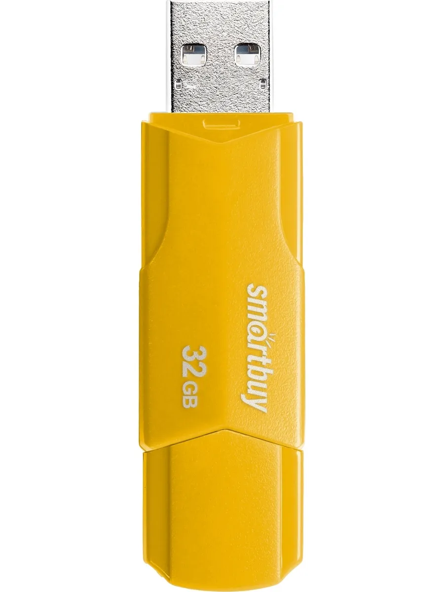 

Флешка 32Gb USB 2.0 SmartBuy Clue, желтый (SB32GBCLU-Y), Clue