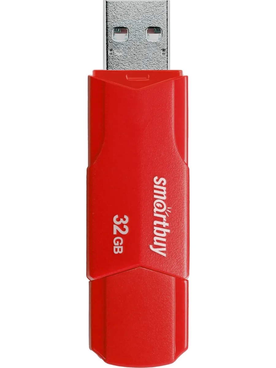 

Флешка 32Gb USB 2.0 SmartBuy Clue, красный (SB32GBCLU-R), Clue