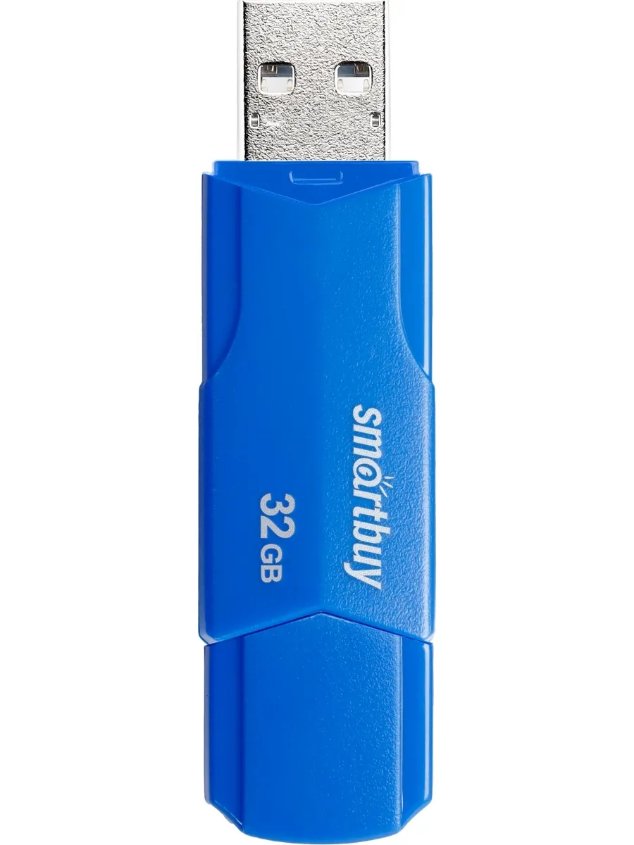 

Флешка 32Gb USB 2.0 SmartBuy Clue, синий (SB32GBCLU-BU), Clue