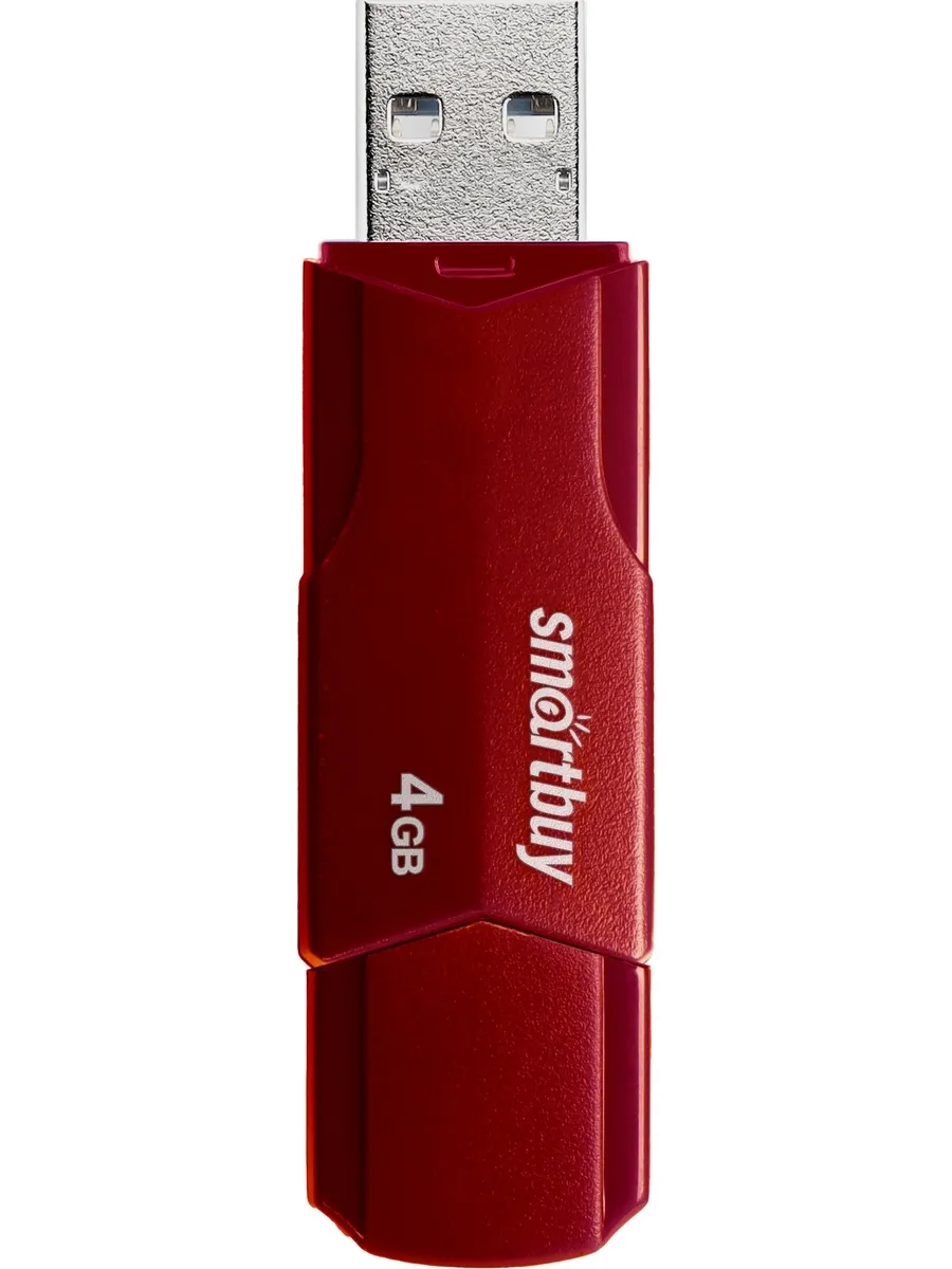 

Флешка 4Gb USB 2.0 SmartBuy Clue, бордовый (SB4GBCLU-BG), Clue