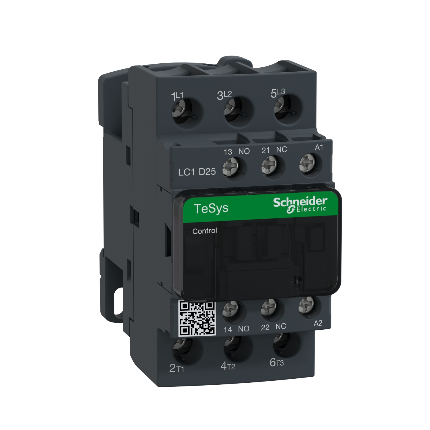 

Контактор 25A 230В, AC, 1НО + 1НЗ, SCHNEIDER ELECTRIC TeSys Deca (LC1D25M7), нет данных