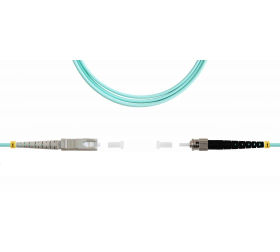 

Патч-корд оптический TopLan, SC/PC-ST/PC, многомодовый, 50/125, OM3, одинарный, 7м, бирюзовый (PC-TOP-OM3-SC/P-ST/P-7.0)