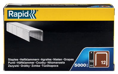 

Скобы RAPID, тип: 80/GA21, 1.28 см x 1 см (40100519) 5000 шт
