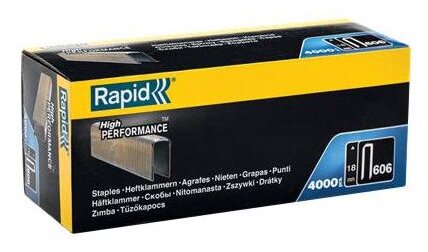 

Скобы RAPID, тип: 55/C/14/606, 6 мм x 1.8 см (11897602) 4000 шт, нет