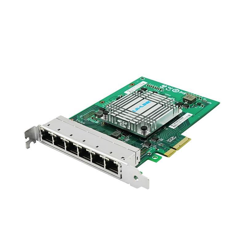 

Сетевая карта LR-LINK, 6xRJ-45, 1 Гб/с, PCI-Ex4, Retail (LRES2006PT)