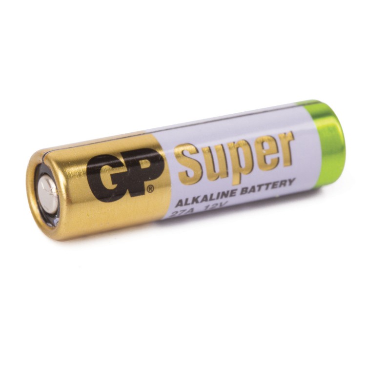 Батарея GP HighVoltage, A27 (MN27/V27A/GP27A), 12V, 1шт. (27AFRA-2C5), цвет желтый/серый - фото 1
