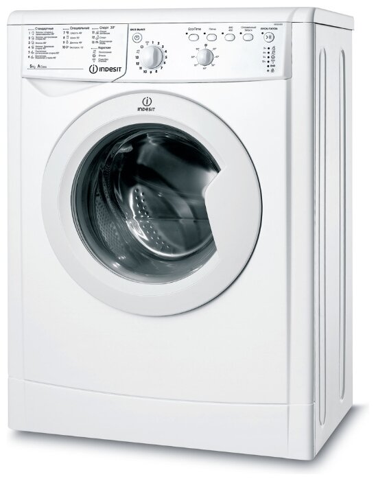 Стиральная машина Indesit 5085 IWSB, 5 кг, 800 об/мин, белый - фото 1