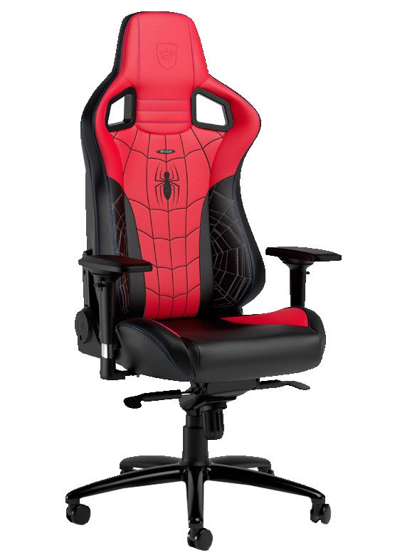 Кресло игровое Noblechairs EPIC Spider-Man Ed. , черный/красный (NBL-EPC-PU-SME)