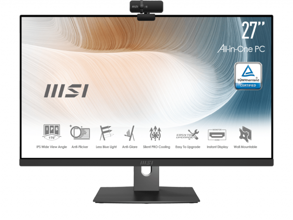 

Моноблок MSI Modern AM271 11M-496XRU 27" 1920x1080, Intel Core i5-1135G7 2.4GHz, 8Gb RAM, 256Gb SSD, Intel UHD Graphics, WiFi, BT, Cam, DOS, черный, клавиатура, мышь (9S6-AF8111-638), 11M-496XRU