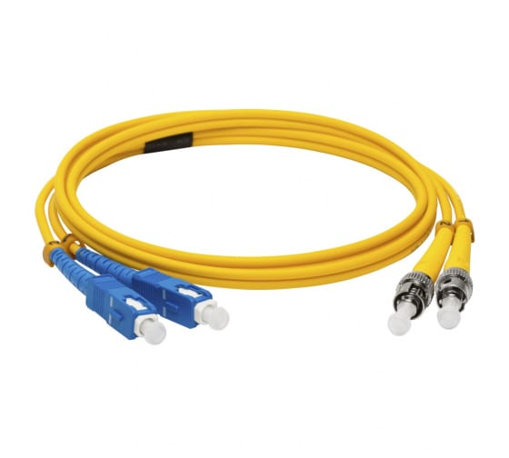 

Патч-корд оптический LANMASTER, ST/UPC-SC/UPC, одномодовый, 9/125, OS2, двойной, 2м, желтый (LAN-2ST-2SC/SU-2.0)