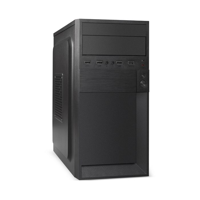 

Корпус ExeGate BAA-105-01-AAA450, mATX, Mini-Tower, черный, 450 Вт (EX291142RUS), BAA-105-01-AAA450