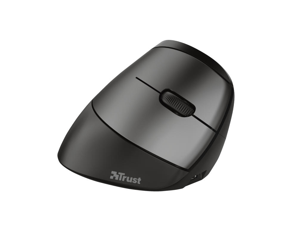 

Мышь беспроводная Trust Bayo, 2400dpi, оптическая светодиодная, USB, черный/серебристый (24110), Bayo