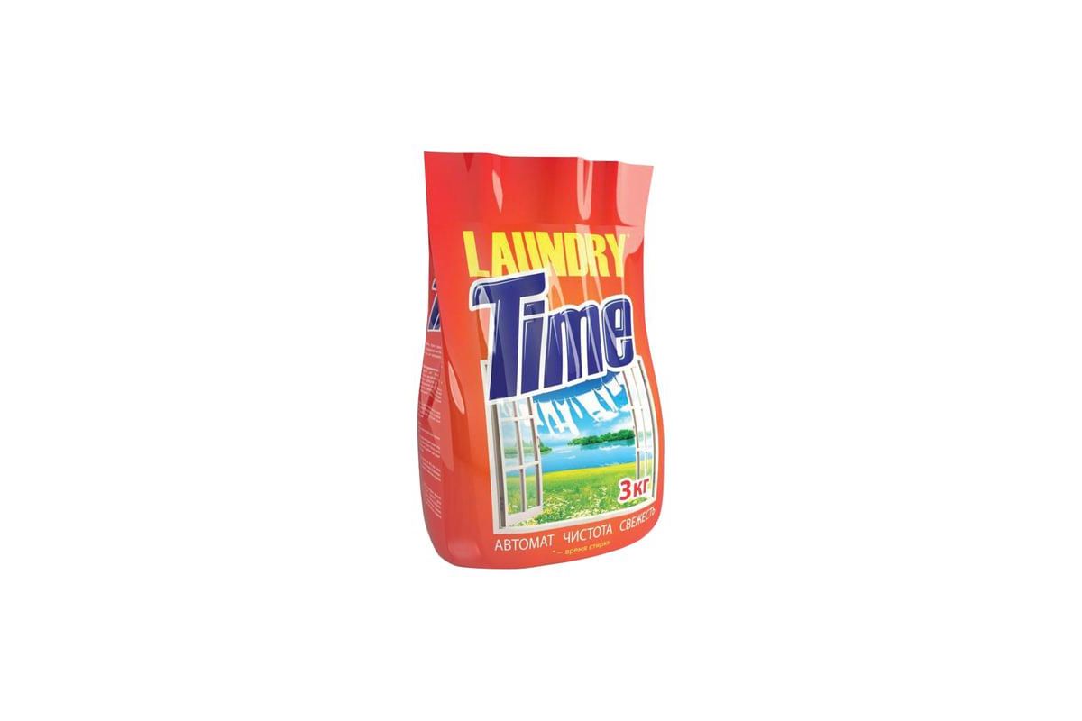 

Стиральный порошок LAUNDRY TIME, для всех типов белья, 3кг, автомат (604637)