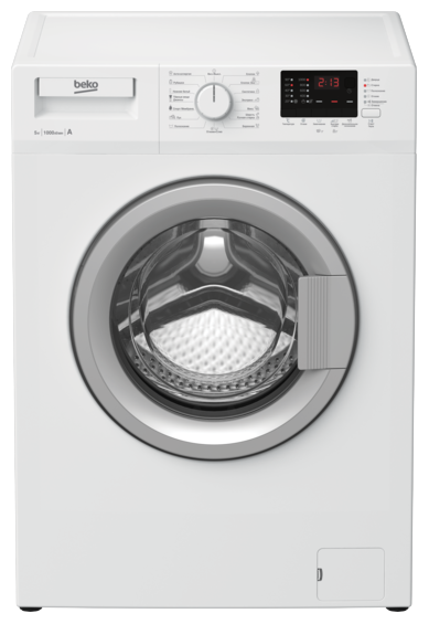 

Стиральная машина Beko WRS WRS, 5кг, до 1000 об/мин, белый (7320810011), WRS