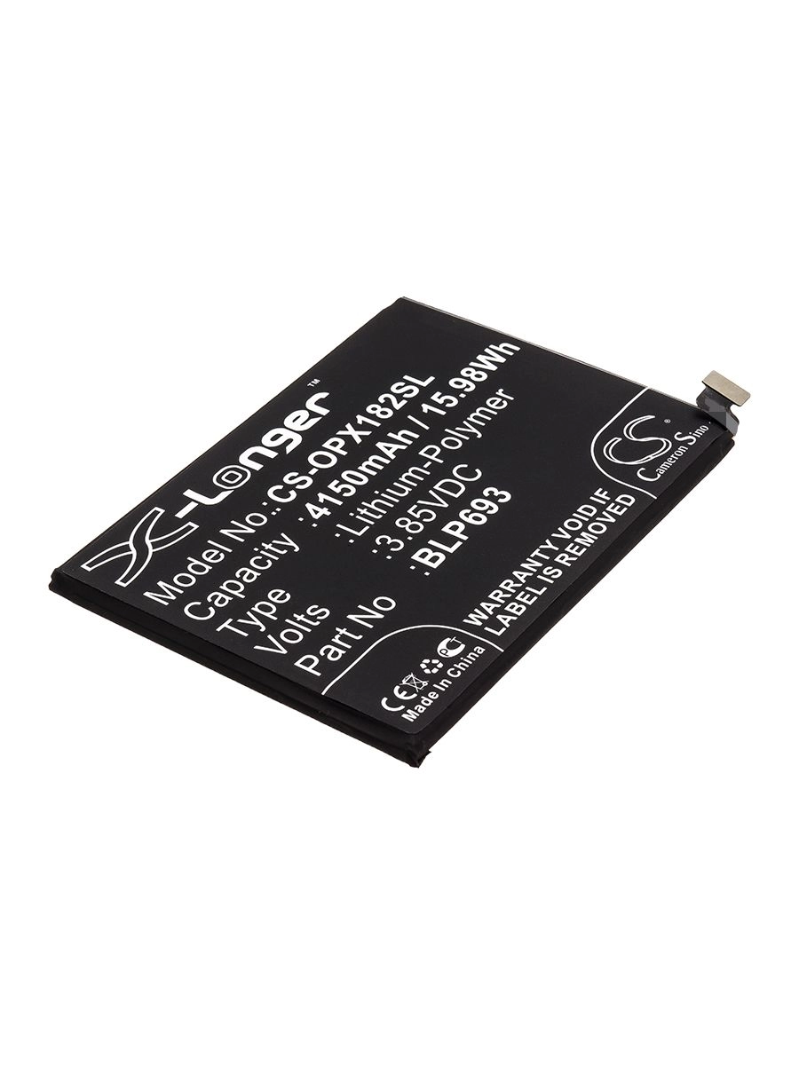 

Аккумулятор CameronSino CS-OPX182SL/BLP693 для OPPO Realme 3, RMX1825, RMX1821, Li-Pol, 4150mAh, 3,85V, CS-OPX182SL