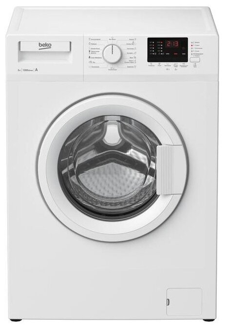 Стиральная машина Beko WRE55P2BWW, 5 кг, 1000 об/мин