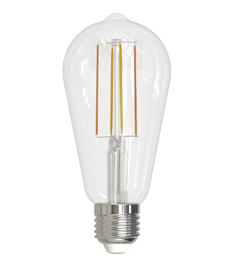 Умная лампа SLS LOFT LED10, 4.5Вт, 470лм, 1800-6500К, E27, WiFi, прозрачный (SLS-LED-10WFWH) - фото 1