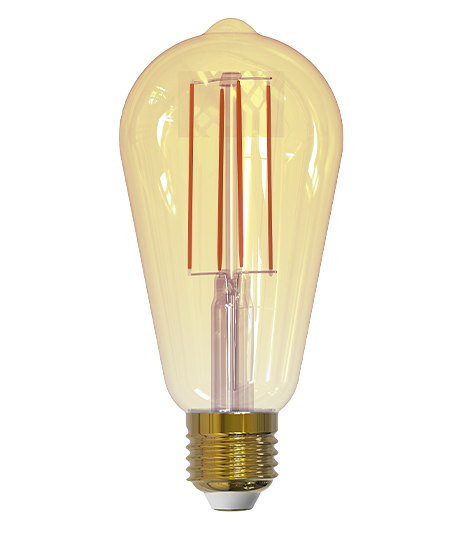 Умная лампа SLS LOFT LED12, 4.5Вт, 470лм, 1800-6500К, E27, WiFi, прозрачный (SLS-LED-12WFWH)