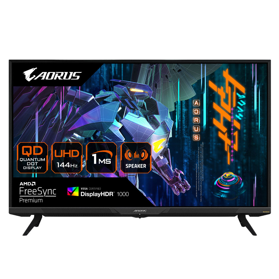Монитор 43" Gigabyte Aorus FV43U черный