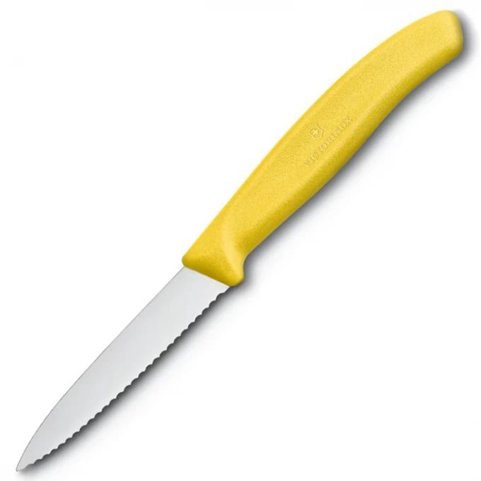 

Нож кухонный для овощей Victorinox Swiss Classic, лезвие 8 см (6.7636.L118), Желтый