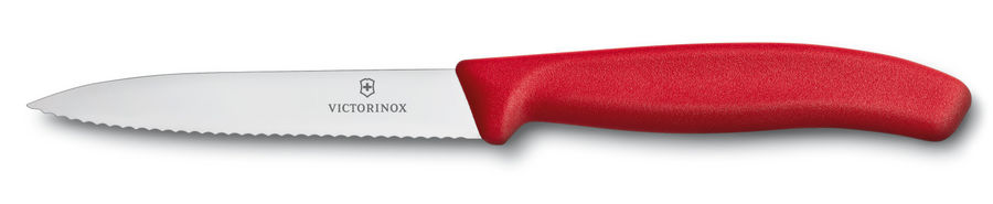 

Нож кухонный, разделочный для овощей Victorinox Swiss Classic, лезвие 10см (6.7731), Красный
