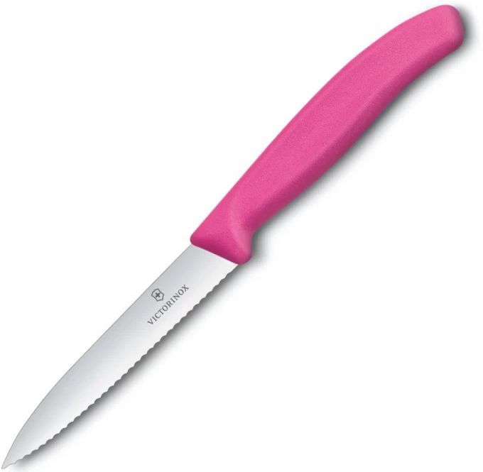 

Нож кухонный для овощей Victorinox Swiss Classic, лезвие 10 см (6.7736.L5), Розовый