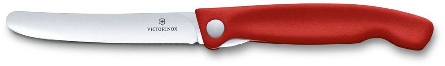Нож кухонный для овощей Victorinox Swiss Classic, лезвие 11см (6.7801.FB), цвет красный