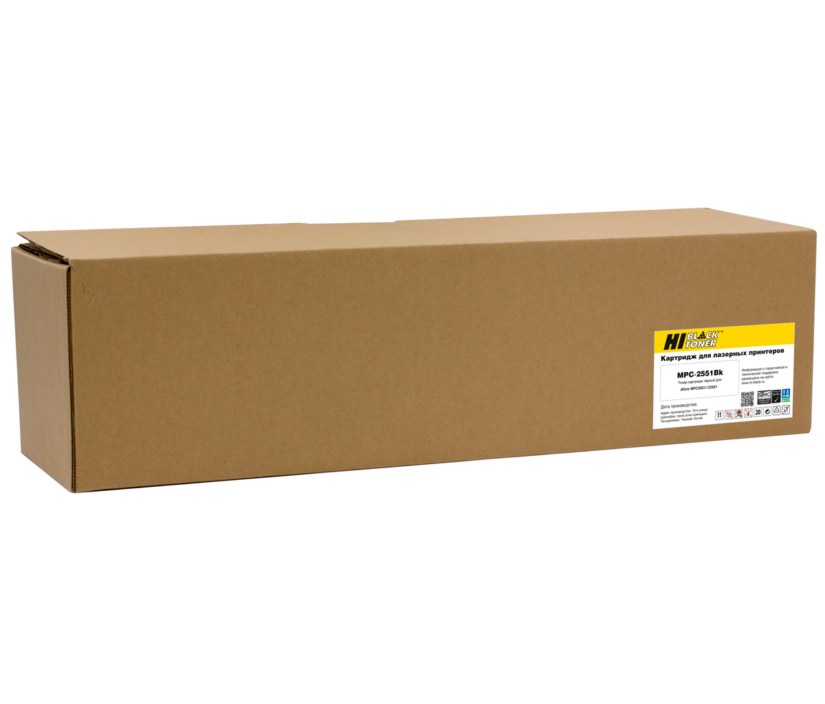 

Картридж лазерный Hi-Black HB-Type MPC2551Bk (MPC2551E/841587), черный, 10000 страниц, совместимый, для Ricoh Aficio MPC2051/C2551