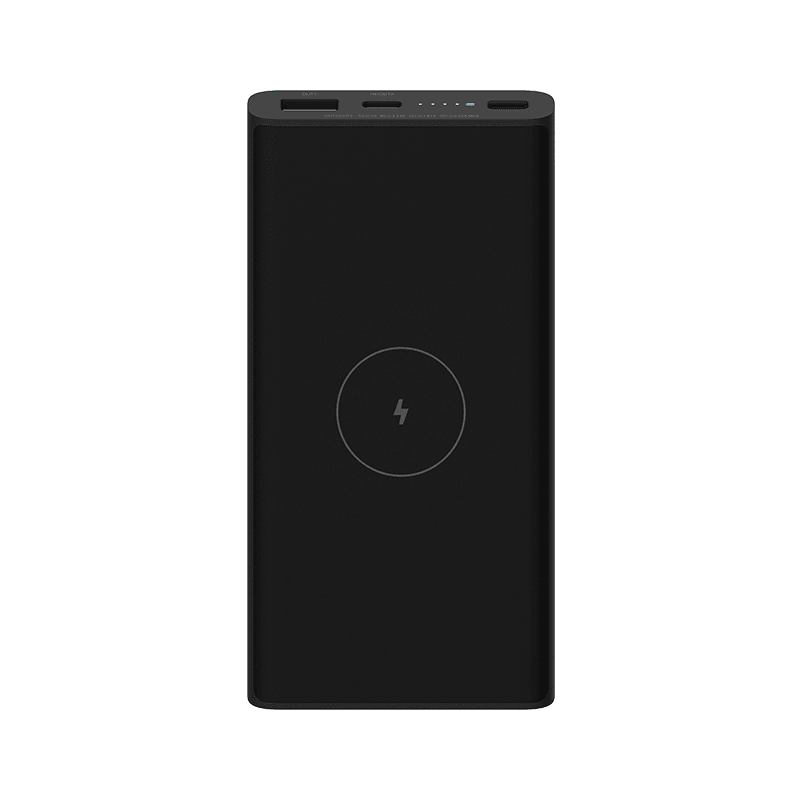 Портативный аккумулятор (Powerbank) Xiaomi Mi 10W Wireless, 10 А·ч, черный