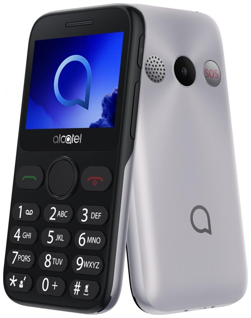 

Мобильный телефон Alcatel 2019G серебристый 1Sim 2.4" TFT 240x320 Thr-X 2Mpix (плохая упаковка), 2019G
