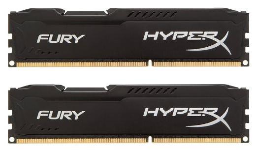 

Комплект памяти DDR3 DIMM 16Gb (2x8Gb), 1866MHz, CL10, 1.5V Kingston HyperX Fury (HX318C10FBK2/16), HX318C10FBK2/16
