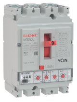 

Выключатель автоматический DKC YON MD160N-MR1 трехполюсный (3P/3П) 160A 40кА (MD160N-MR1), YON MD160N-MR1