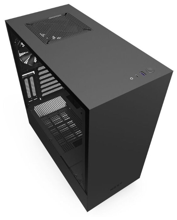Корпус NZXT H510i Black, ATX, Midi-Tower, USB 3.0, черный, Без БП (CA-H510I-B1) (плохая упаковка)