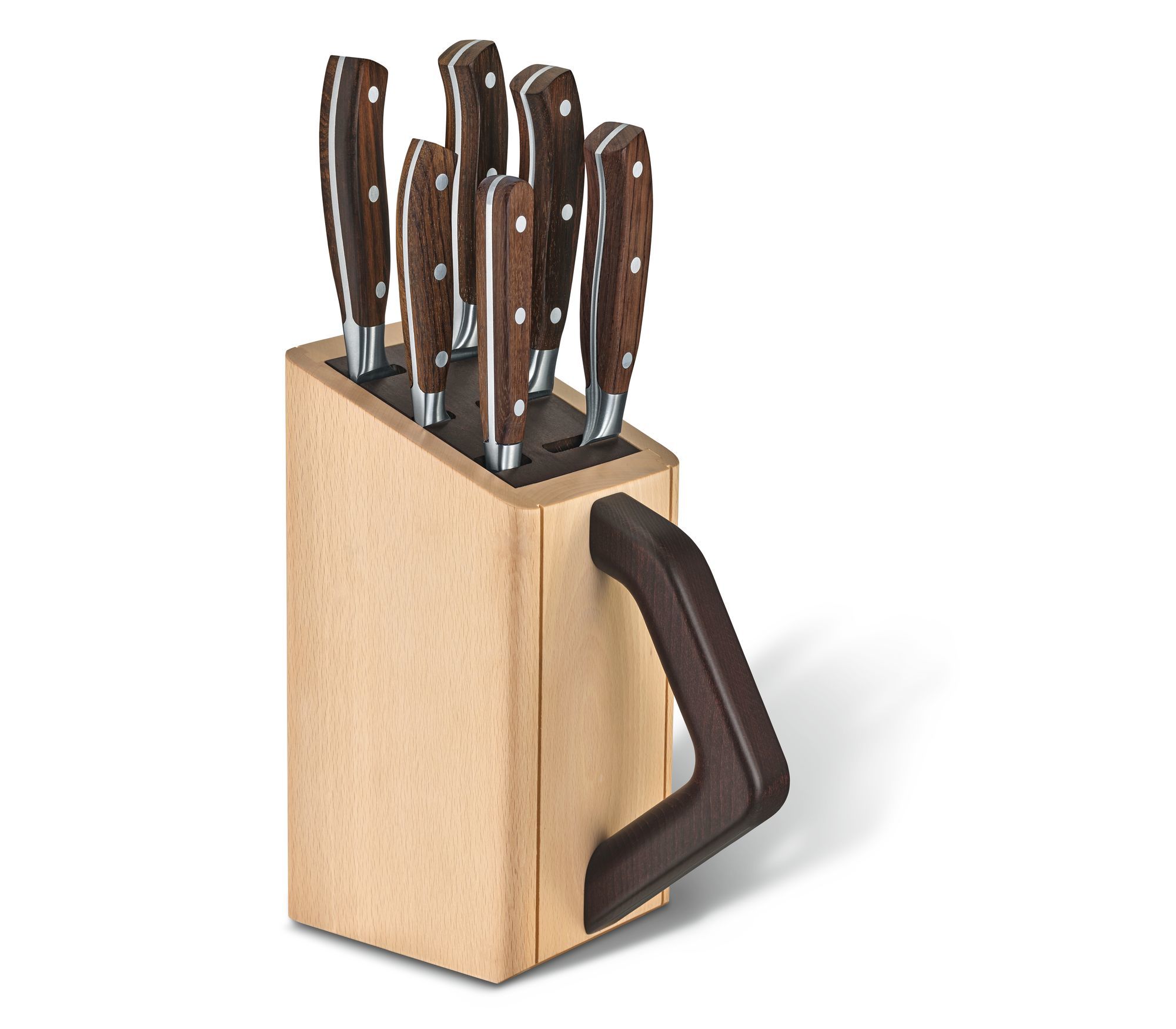 

Набор ножей Victorinox Grand Maitre Cutlery Block, 6шт., подставка, дерево (7.7240.6), 0